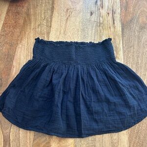 Stark navy blue line skirt
